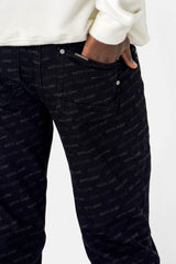 Logomania jeans Black