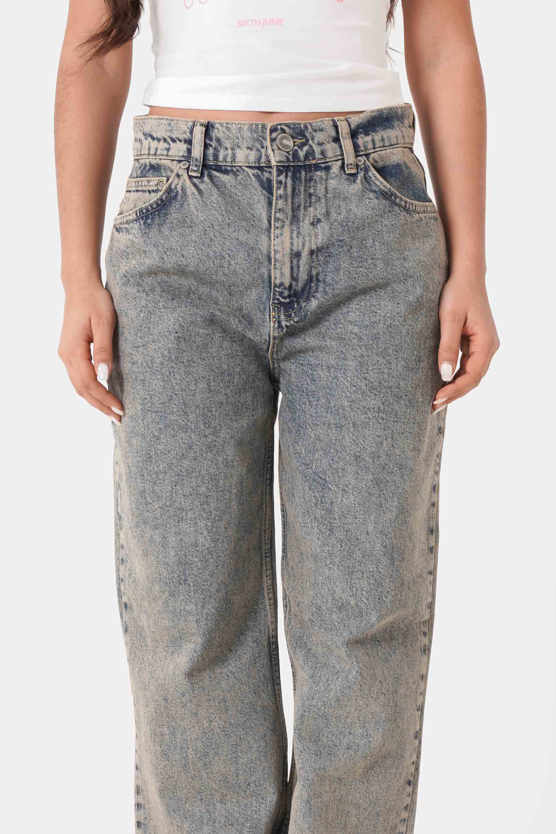 Denim-Jeans Dunkelblau