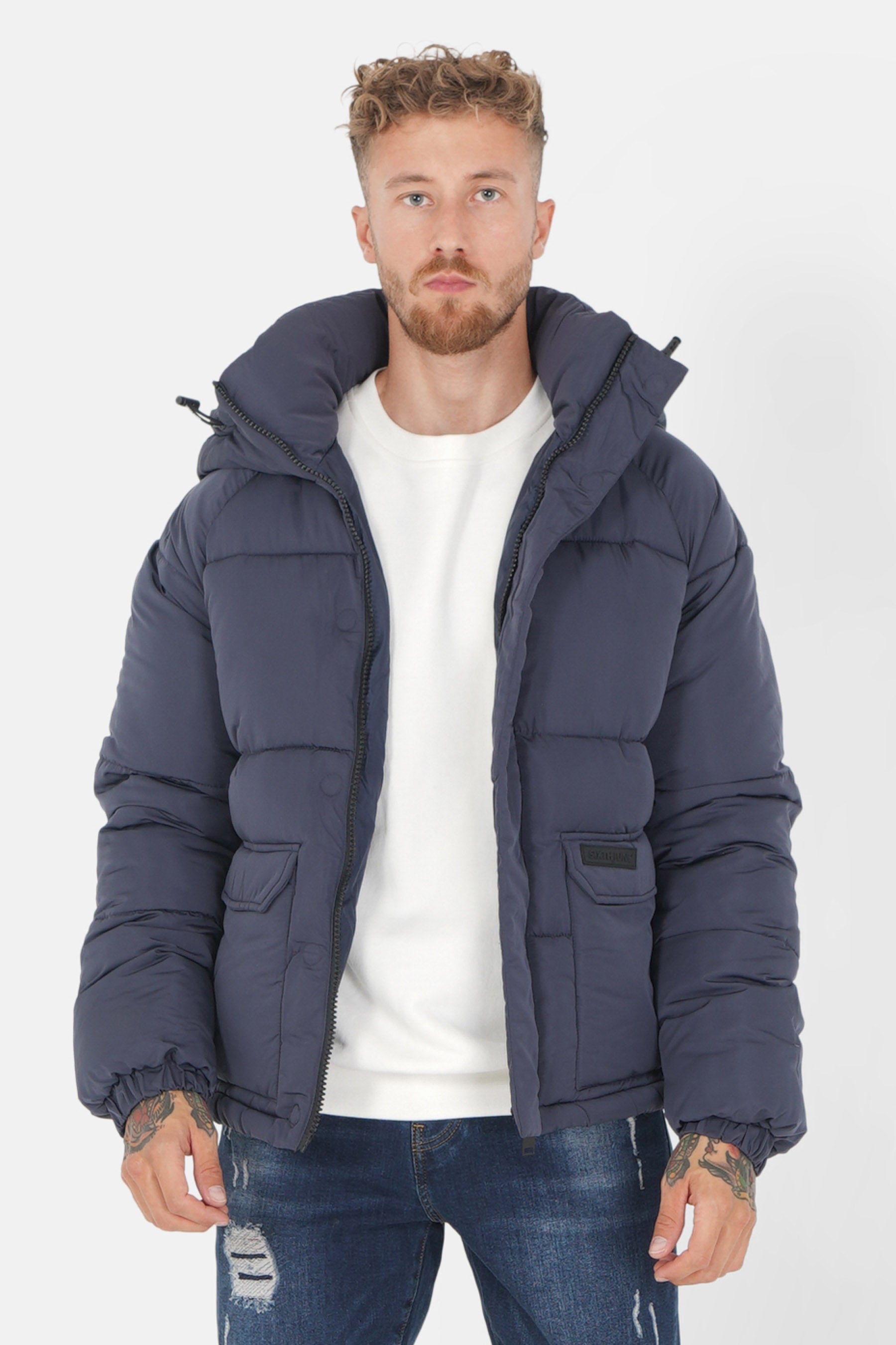 Sixth june short discount puffer jacket hood