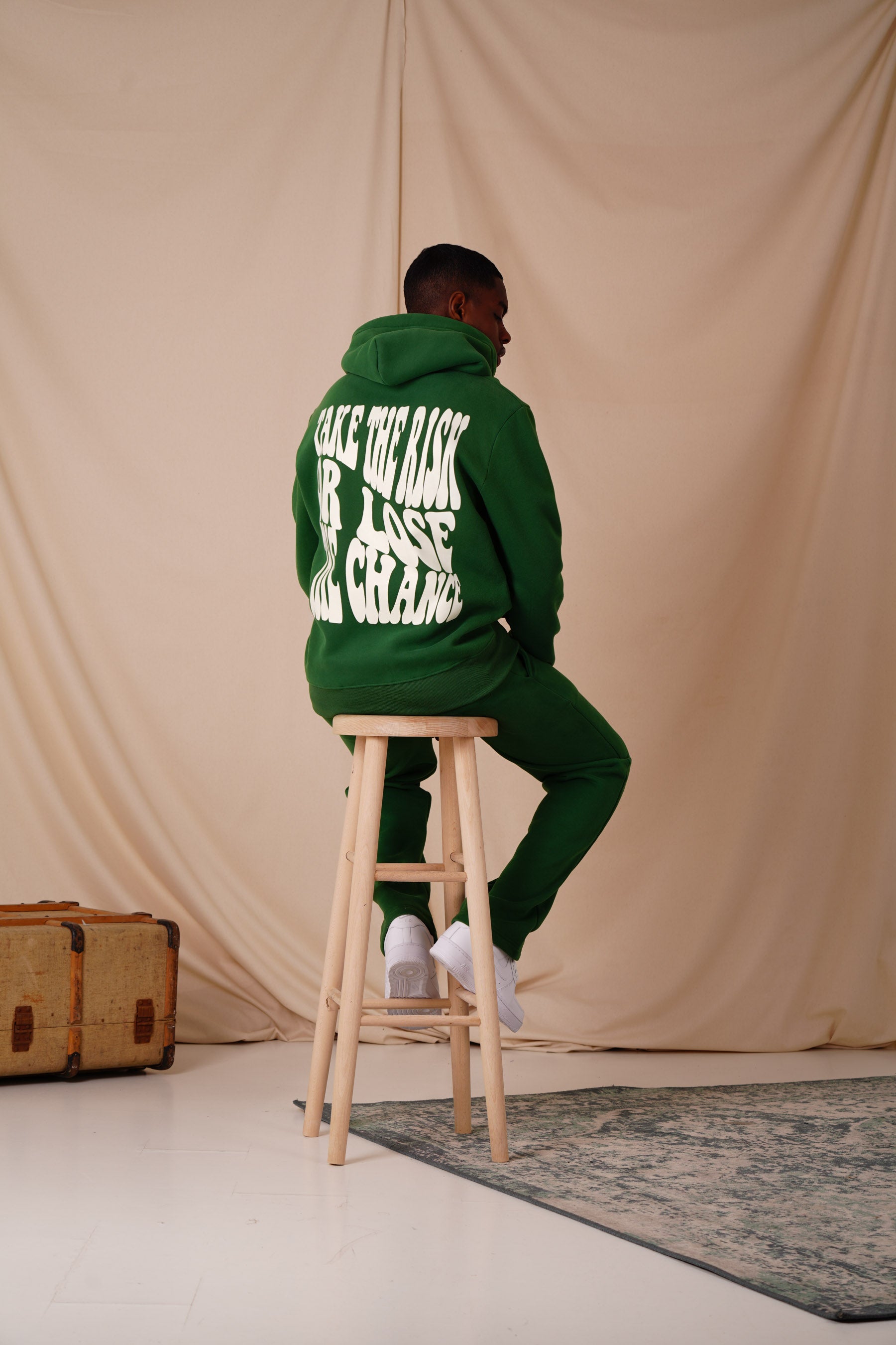 Take the risk hoodie Green