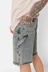 Short jean carpenter Bleu foncé