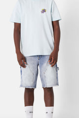 Carpenter denim shorts light Blue