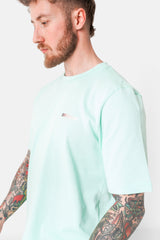 T-shirt imprimé logo tie and dye Vert clair