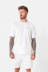 T-shirt imprimé logo tie and dye Blanc