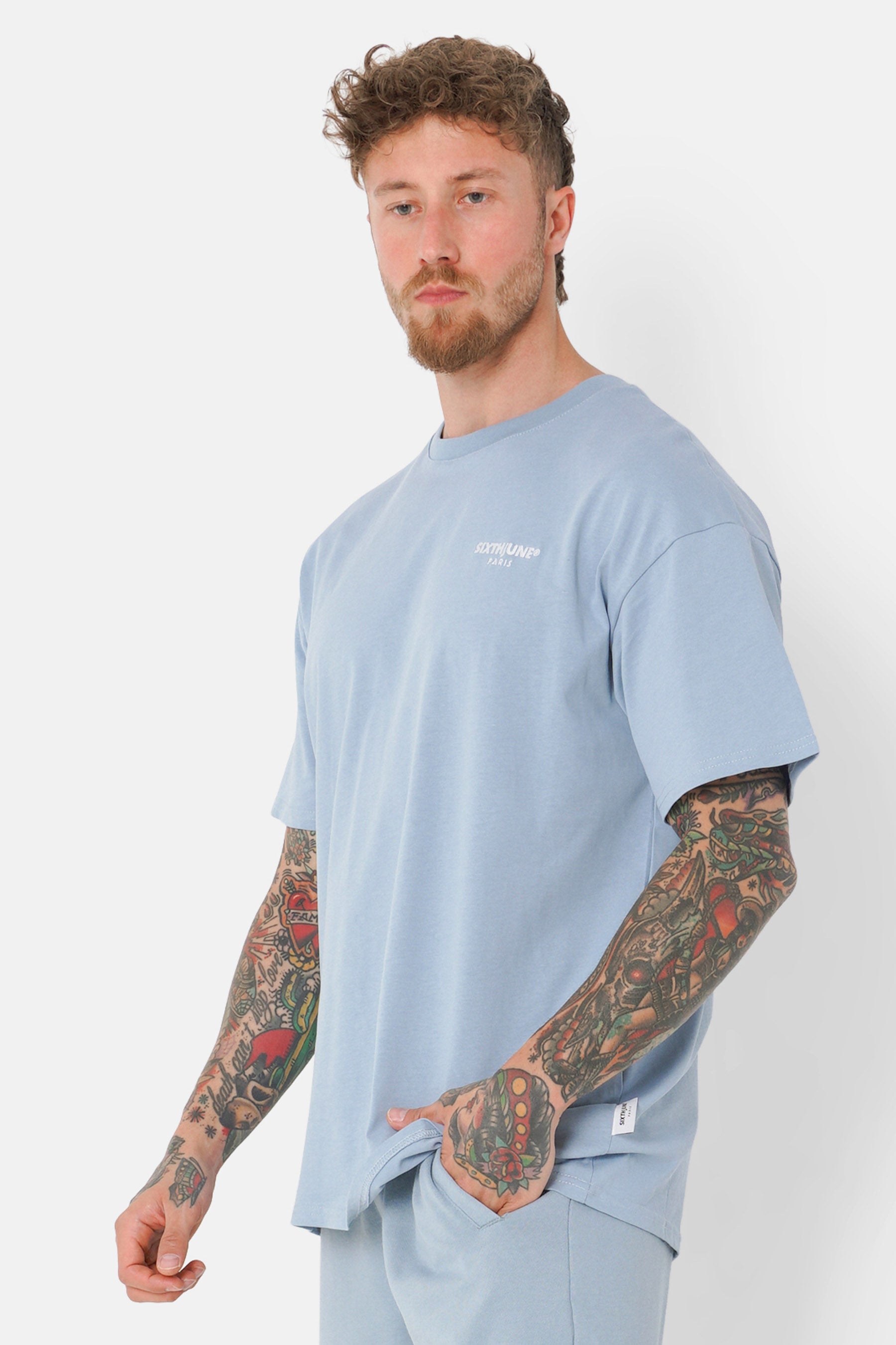 Essential Regular Logo T-Shirt Blue