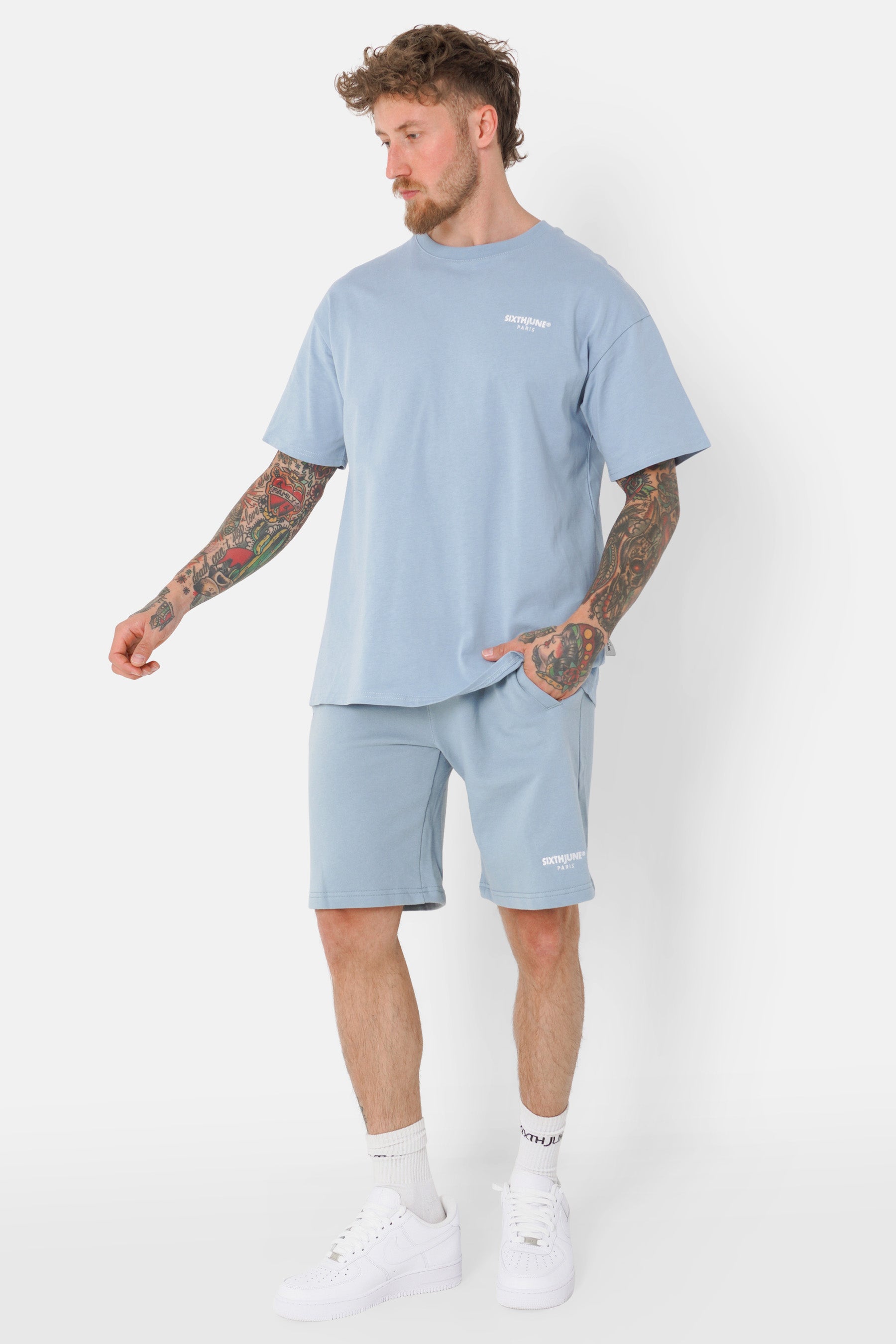 Essential Regular Logo T-Shirt Blue