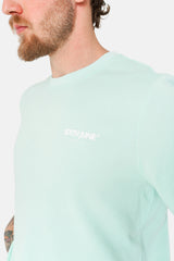 Essential printed logo T-shirt light Blue