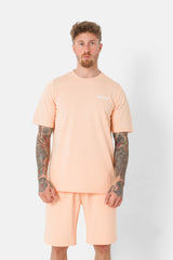 T-shirt essentiel logo imprimé Orange