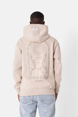 Sweatshirt dreams imprimé Beige