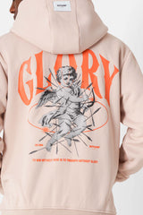 Sweatshirt imprimé glory ange imprimé Beige