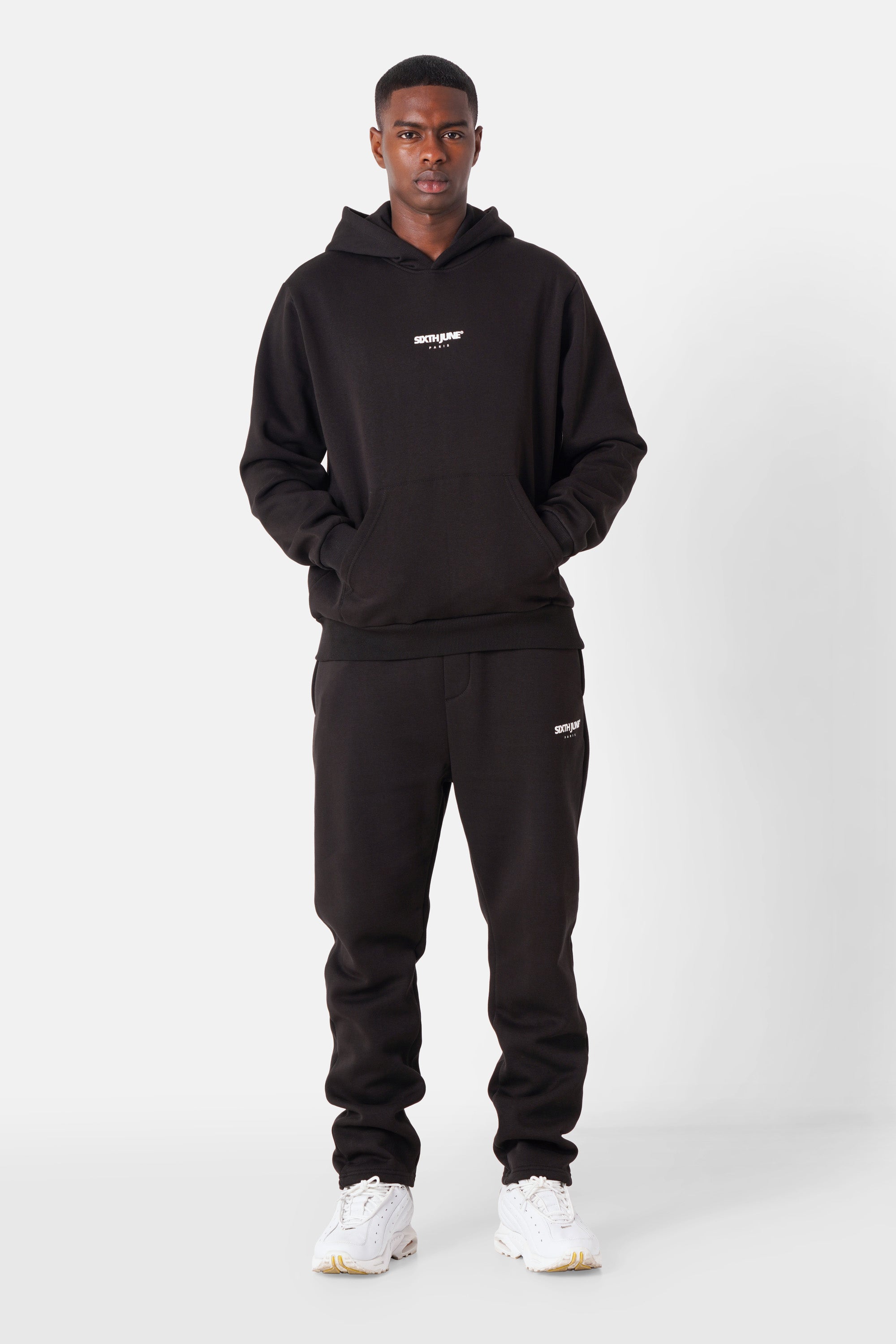 Essential-Jogginghose mit Logo-Print in Schwarz