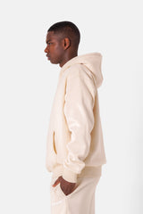 Essential-Sweatshirt mit Logo-Print Hellbeige