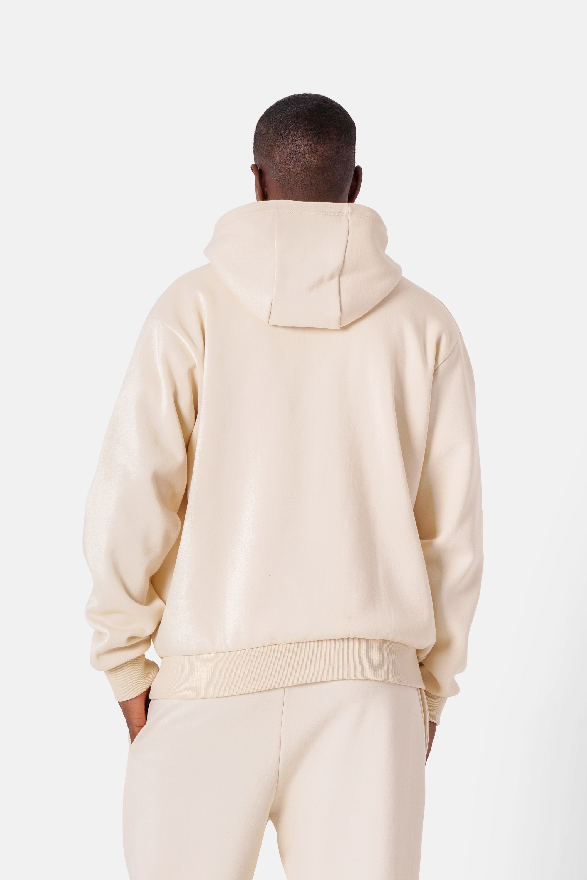 Essential-Sweatshirt mit Logo-Print Hellbeige