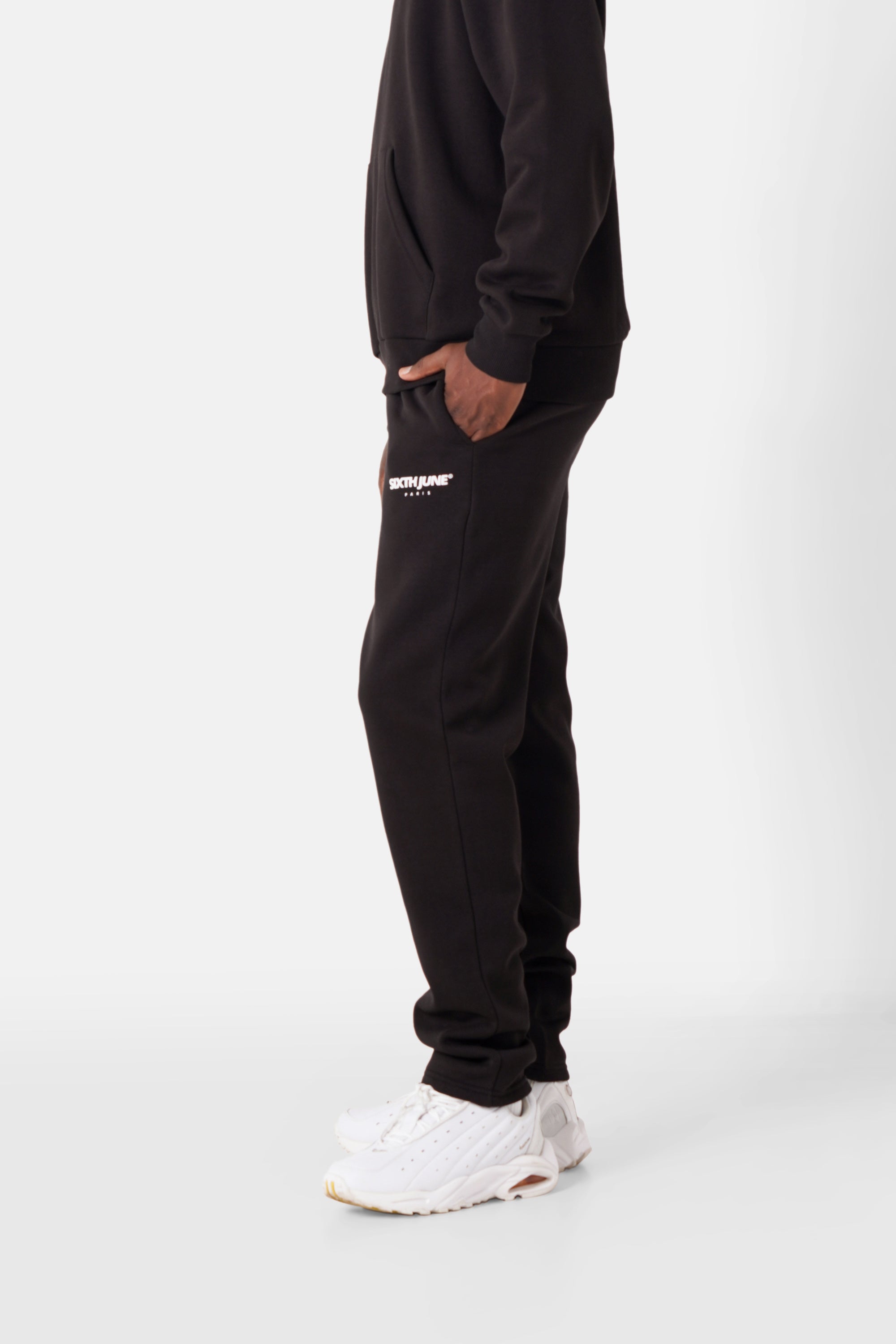 Essential-Jogginghose mit Logo-Print in Schwarz