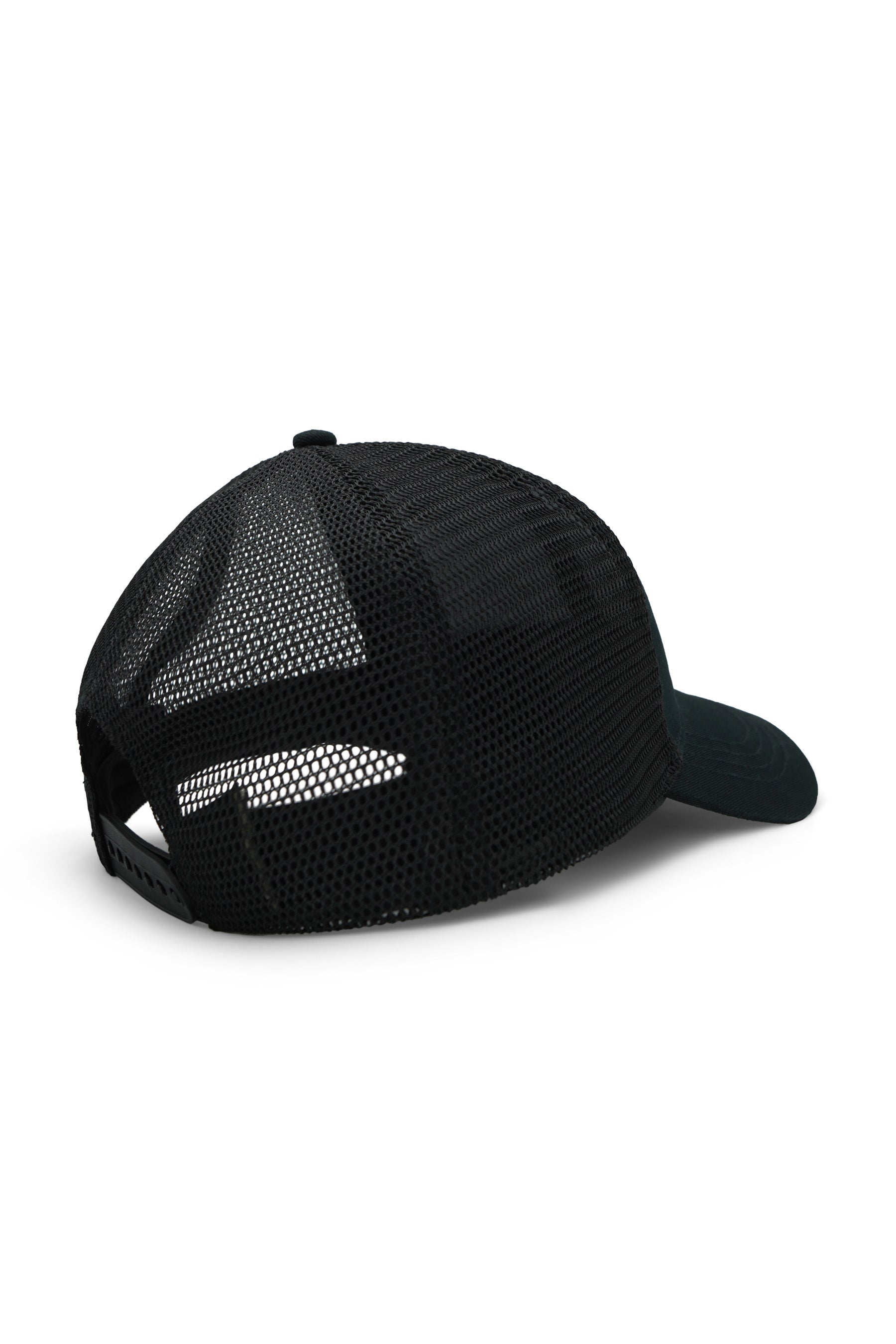 Casquette logo métallique nylon Noir