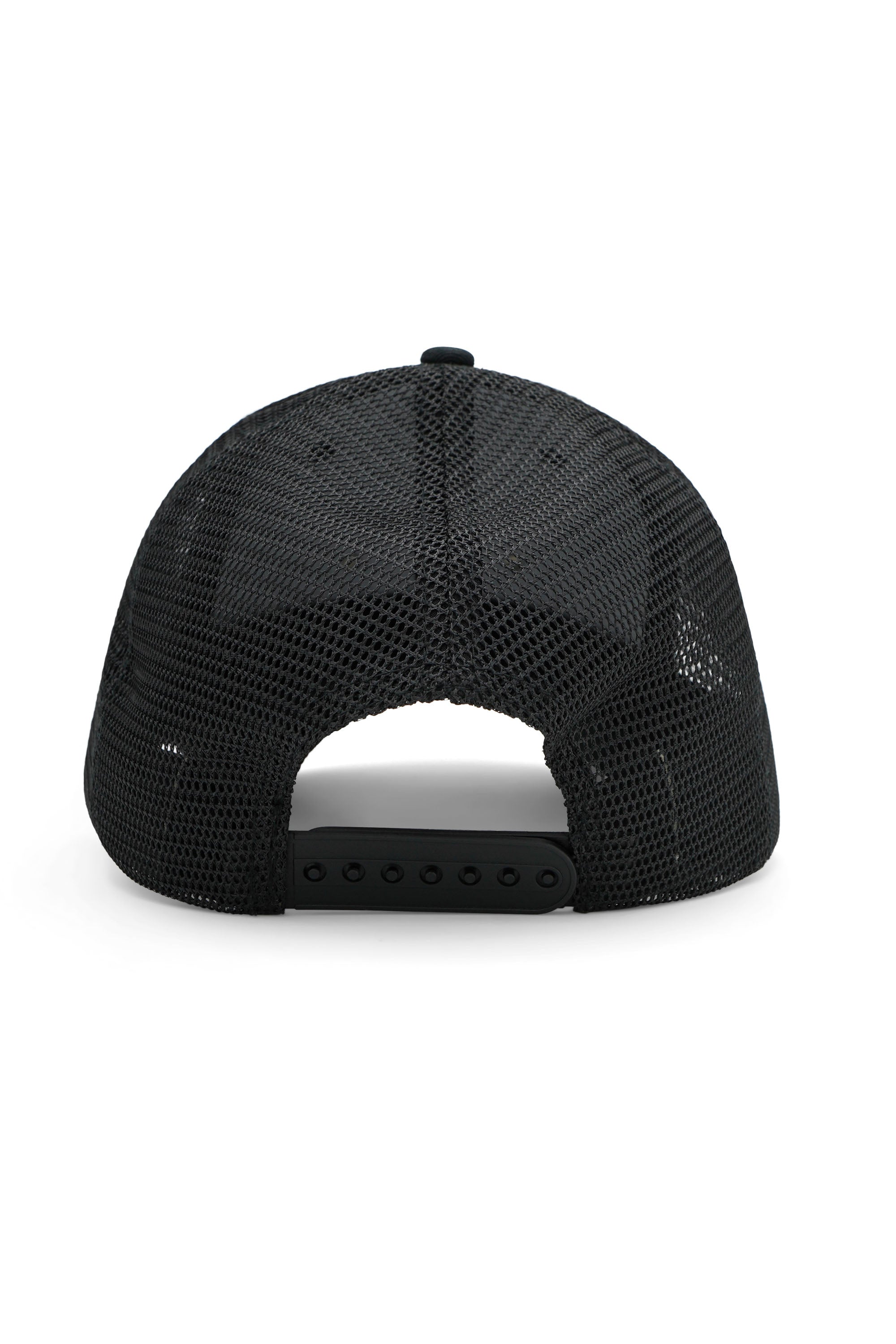 Casquette logo métallique nylon Noir