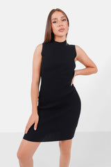 Robe bijou côtelé Noir