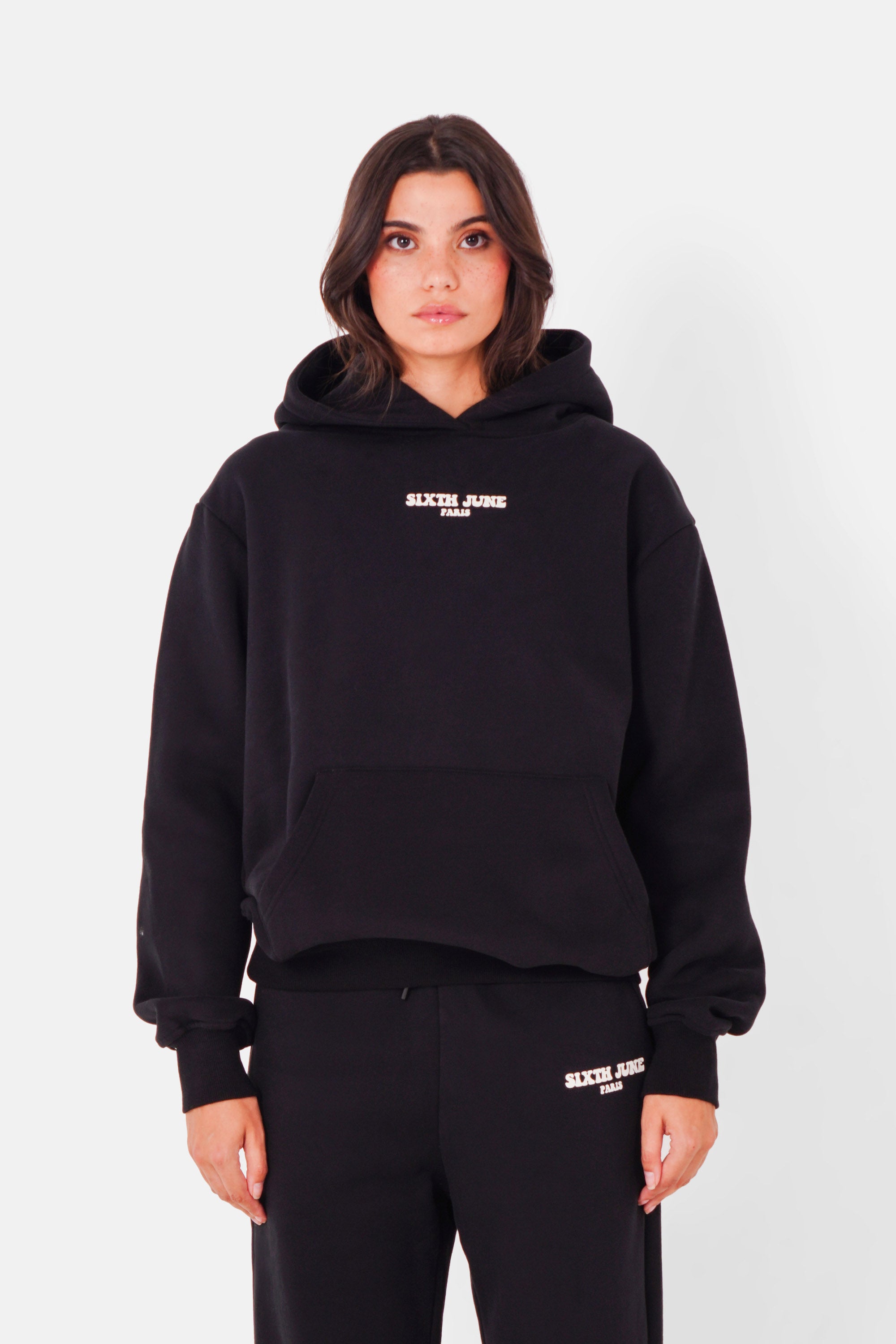 Sweatshirt molletonné take the risk Noir