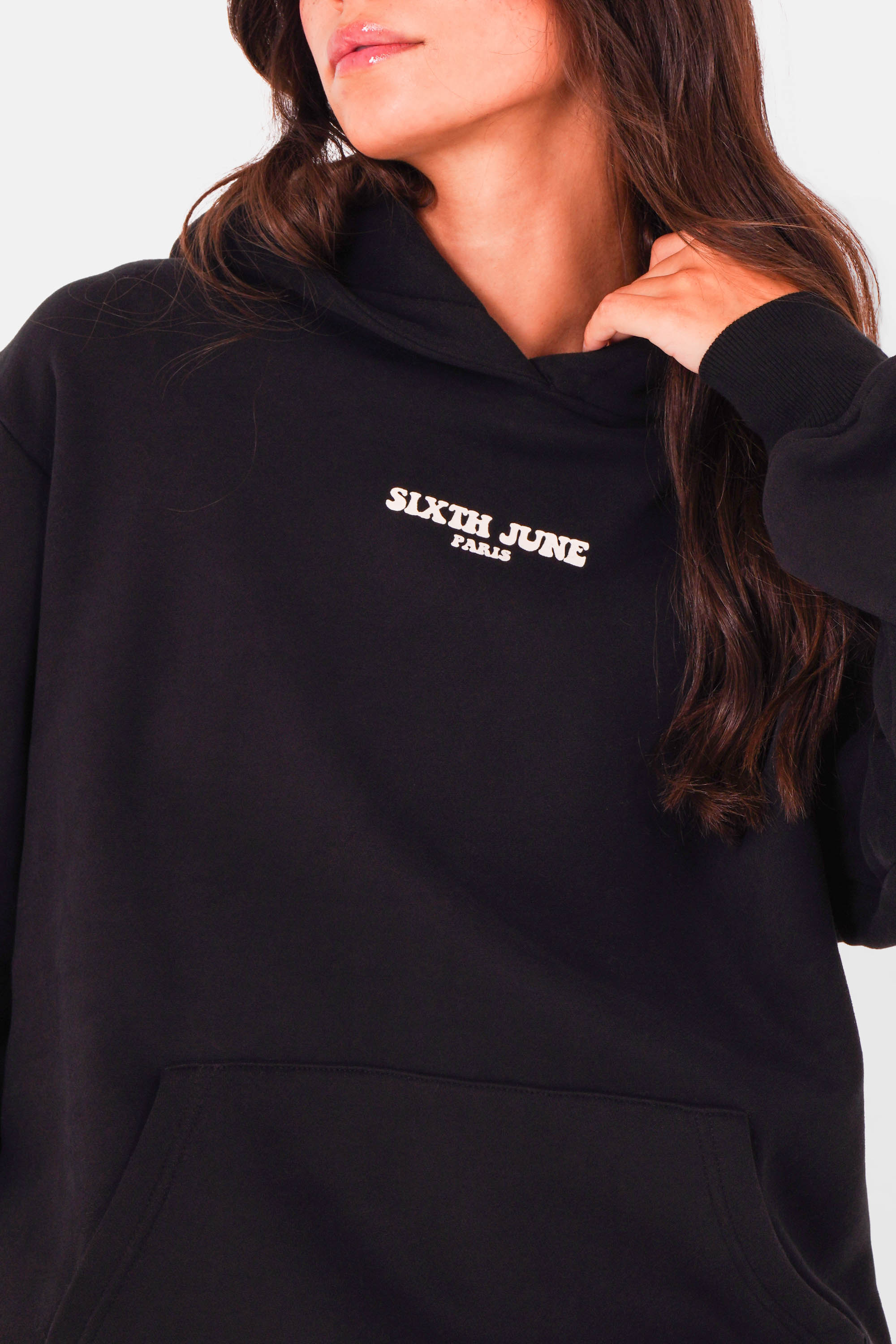 Sweatshirt molletonné take the risk Noir