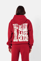 Take the risk sweatshirt Burgundy