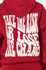 Take the risk sweatshirt Burgundy