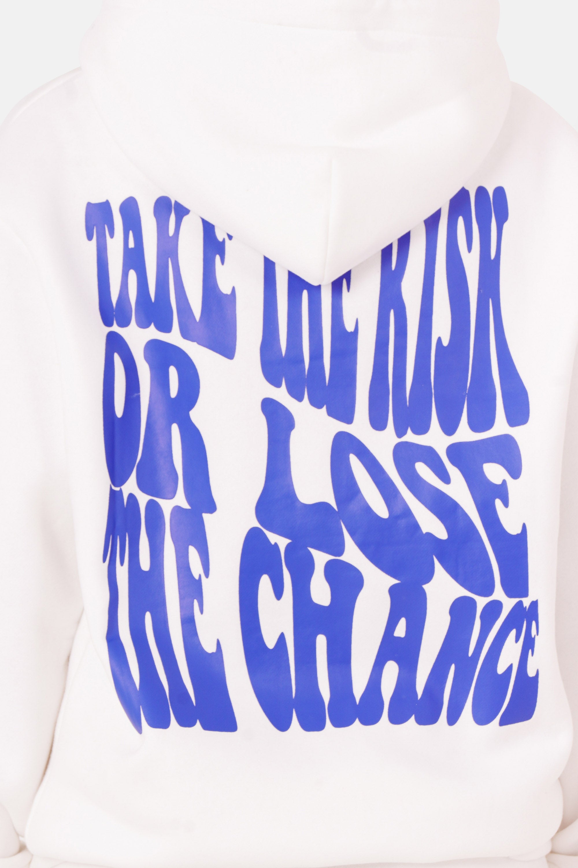 Sweatshirt take the risk Weiß