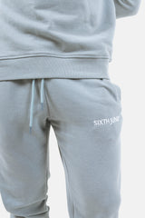 Jogging soft logo brodé Bleu