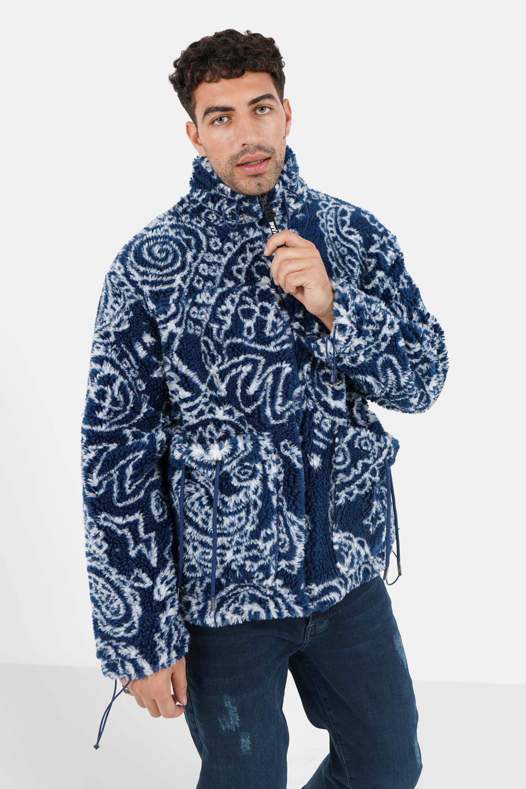 Polar bandana jacket Blue