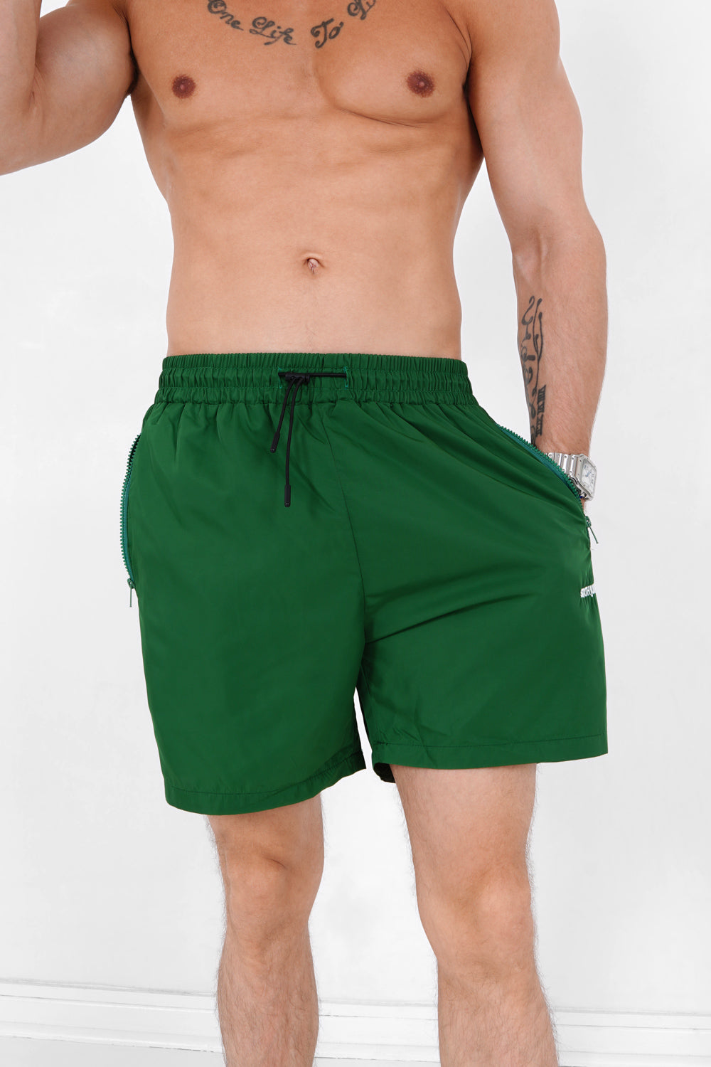 Dark green deals swim shorts