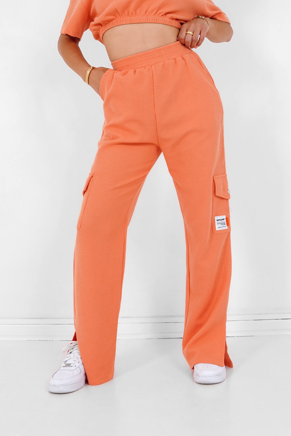 Arco Orange Hi-Vis Cargo Trousers with Kneepad Pockets | Arco | Work  Trousers | Arco